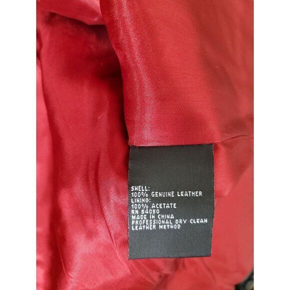 Kasper Sportswear Suede 100% Leather Laced Ruffle Holiday Jacket - Picture 6 of 8